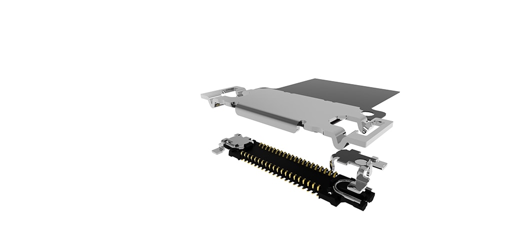 FPC-Steckverbinder (Flexible Printed Circuit, flexible Leiterplattenbahn)